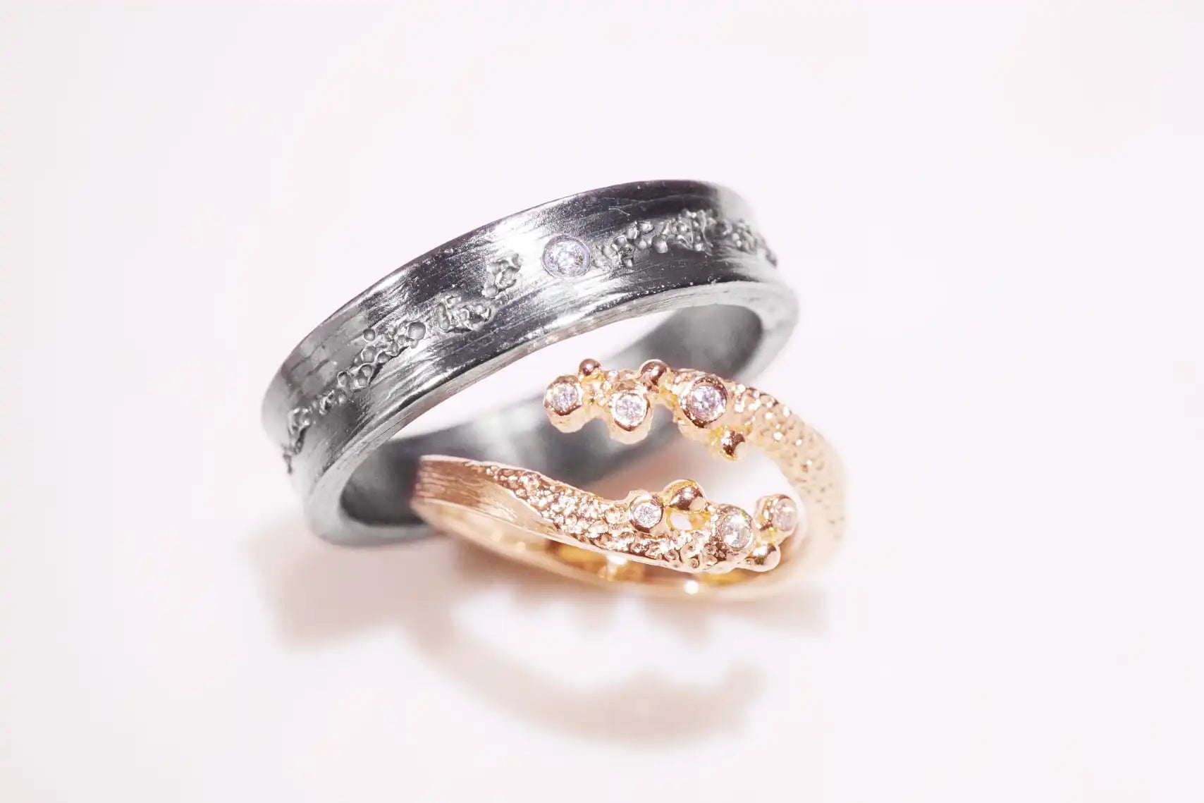 訂製婚戒-夜空與流星