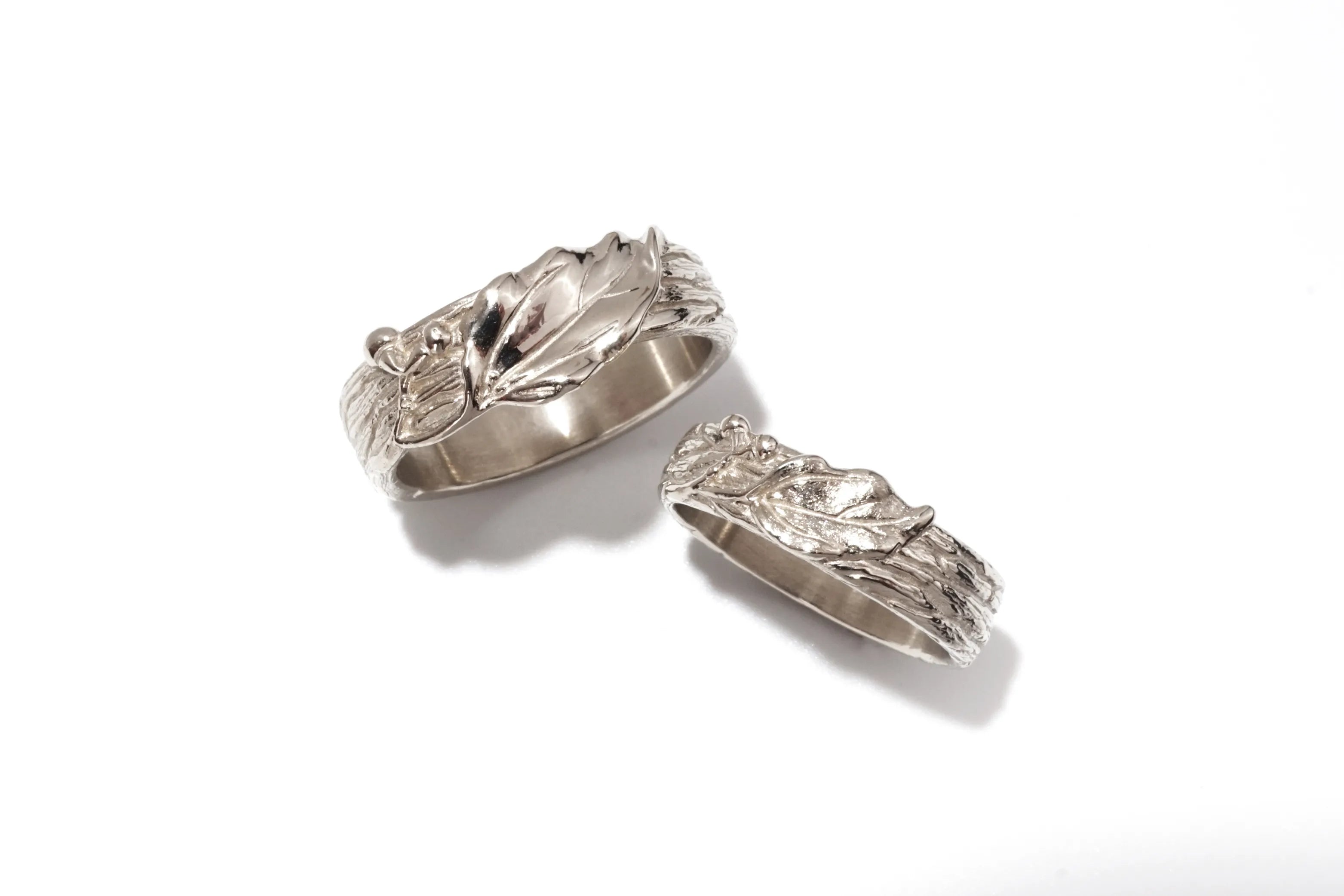 Chia Jewelry k金客製化婚戒訂做,以大自然植物為靈感的獨特簡約訂製婚戒設計