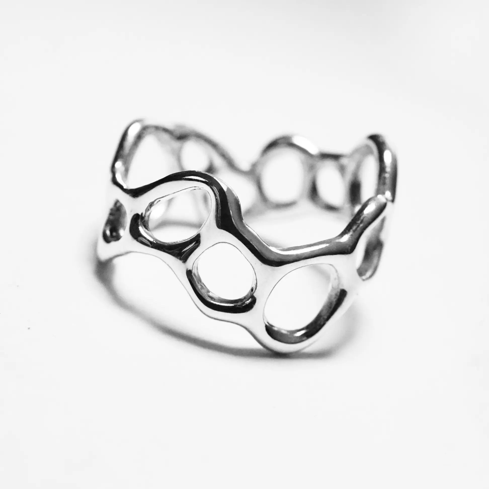 Chia Jewelry海洋系列銀飾波光戒指簡約款式